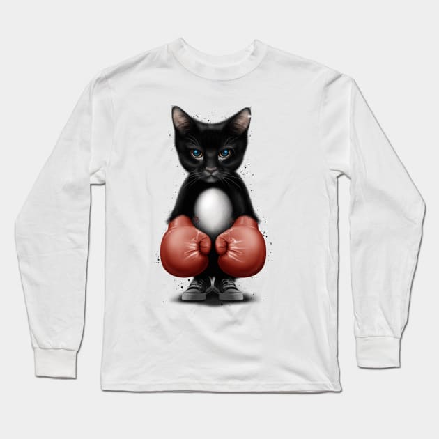 CAT BOXER 2017 Long Sleeve T-Shirt by ADAMLAWLESS